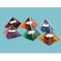 Pirámide magnética para vaso de agua