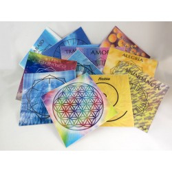 Calcomanía con onda de forma y de color