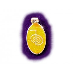 Dije Reiki El Conector - Plata doble