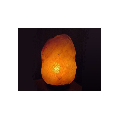 Lámpara de cristal de sal del Himalaya