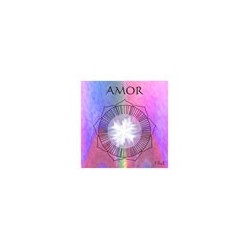 Amor - Calcomanía con onda de forma y de color